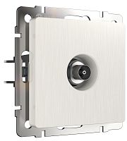 Розетка TV Оконечная без рамки Werkel 1-м. перламутровый рифленый картинка